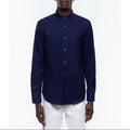 Fursac - Chemise Coton Gratté Marine - Marine