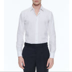 Fursac - White Cotton Twill Shirt - White