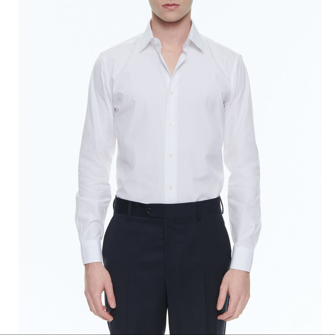 Fursac - White Cotton Twill Shirt - White