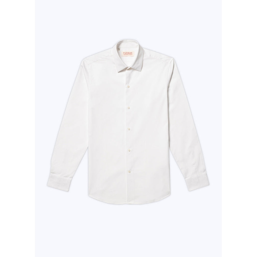 Fursac - White Cotton Twill Shirt - White