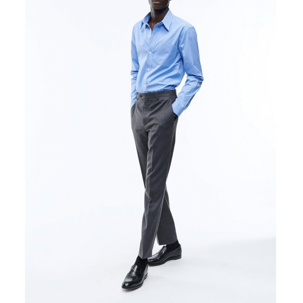 Striped Cotton Poplin Shirt