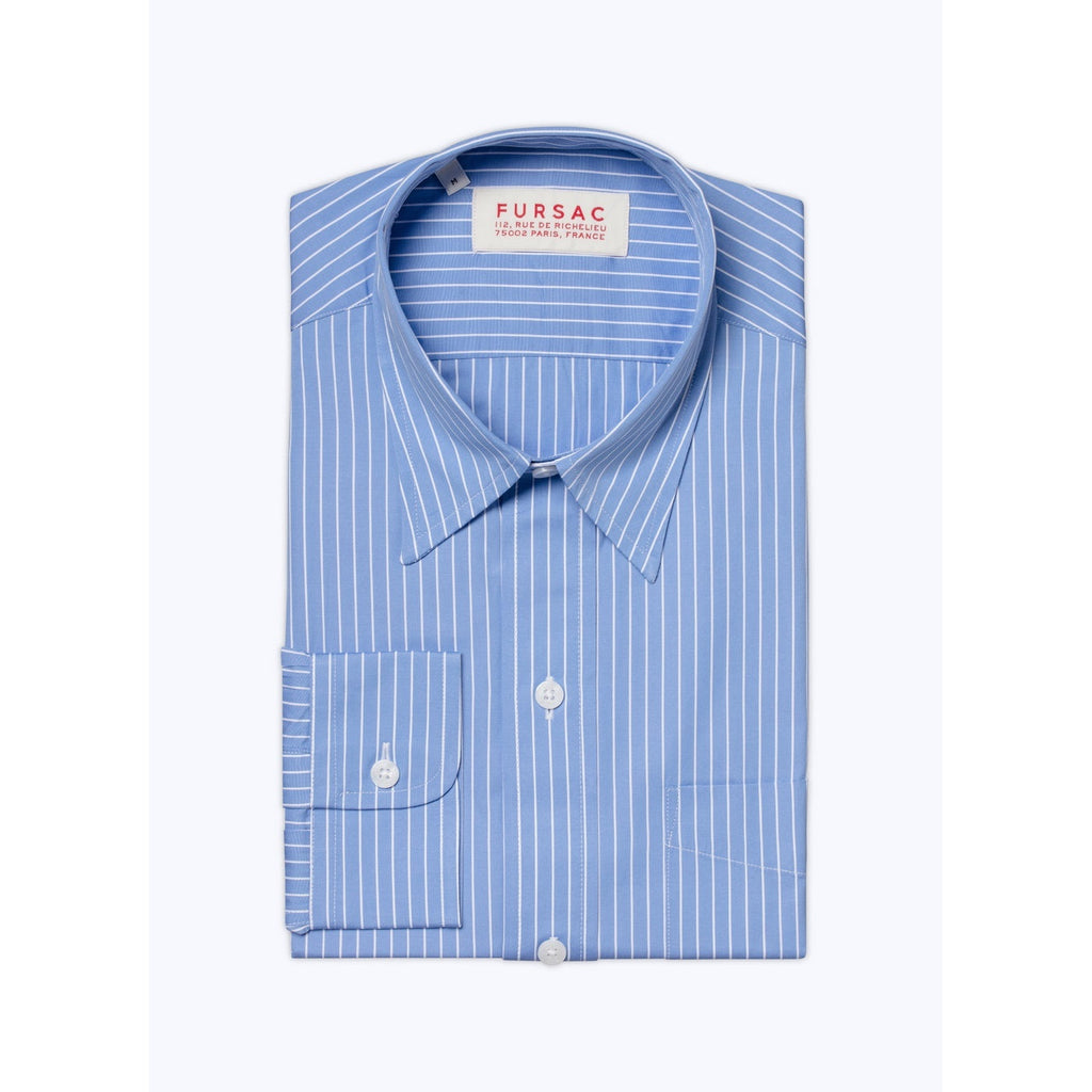 Striped Cotton Poplin Shirt