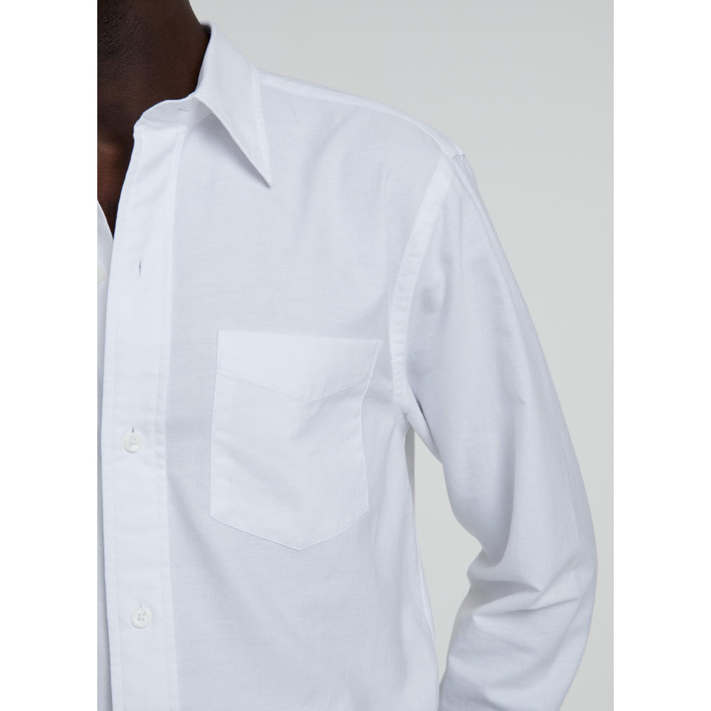Fursac - White Cotton Oxford Shirt - White