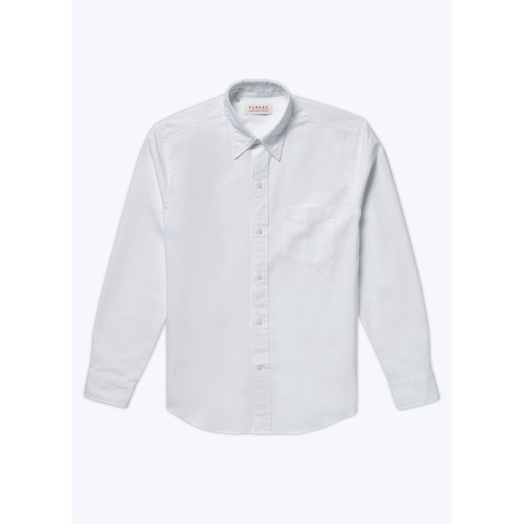 Fursac - White Cotton Oxford Shirt - White