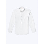 Fursac - Chemise À Plastron En Popeline De Coton - Blanc - Homme