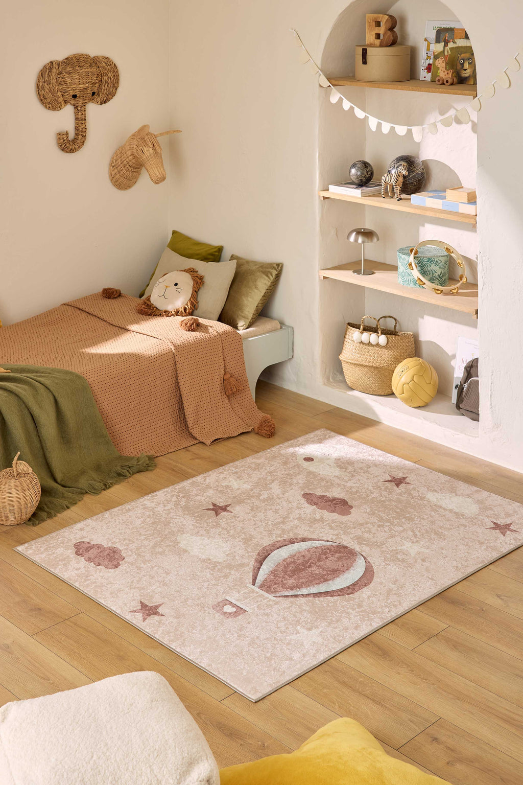 Happy - Indoor Rug - Printed Polyester - Beige
