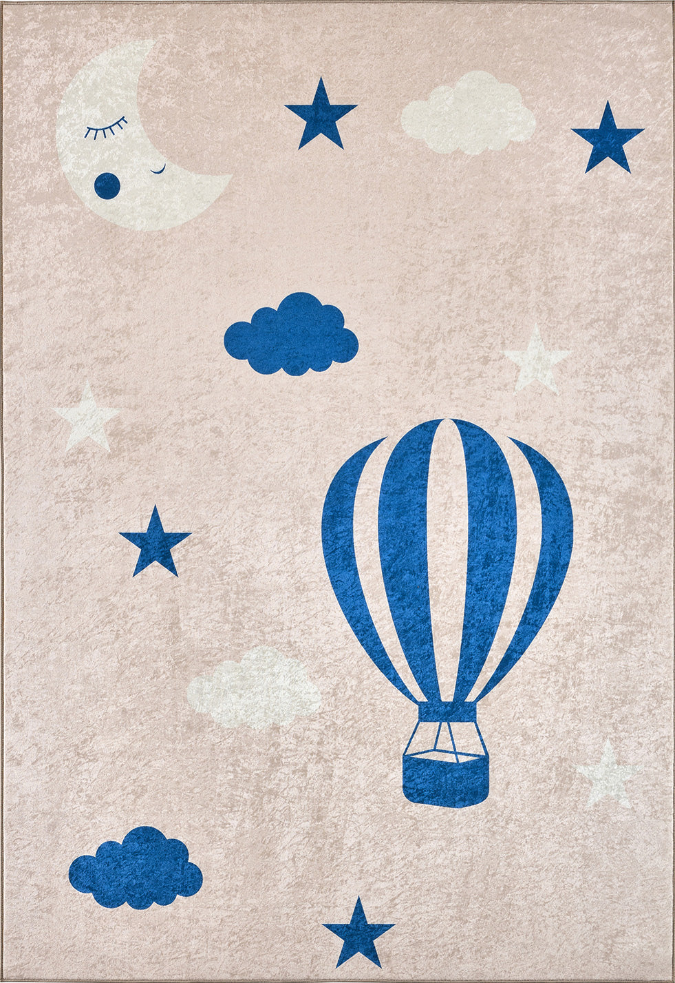 Happy - Indoor Rug - Printed Polyester - Blue