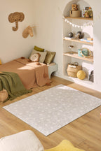 Happy - Tapis D'Intérieur - Polyester Imprimé - Beige