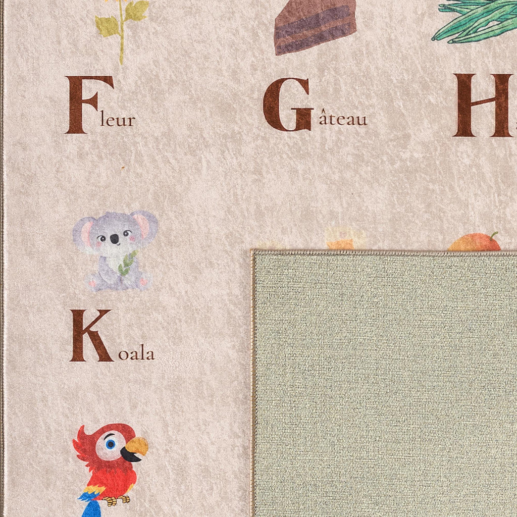 Happy - Indoor Rug - Printed Polyester - Beige