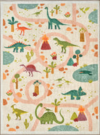 Happy - Indoor Rug - Printed Polyester - Beige