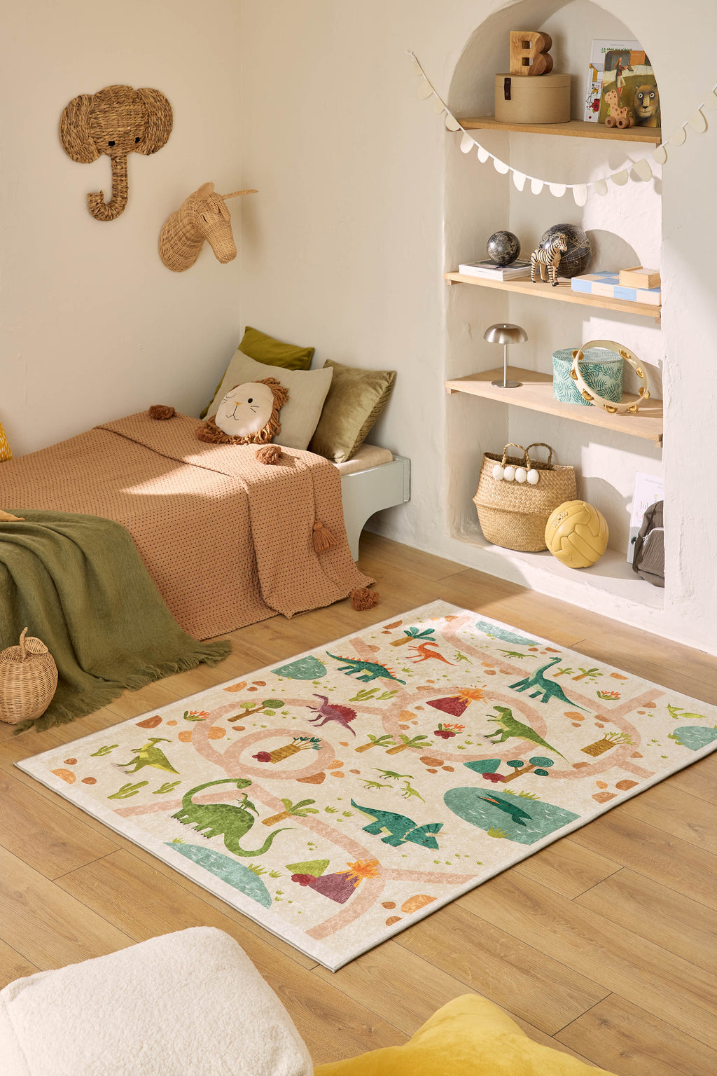 Happy - Indoor Rug - Printed Polyester - Beige