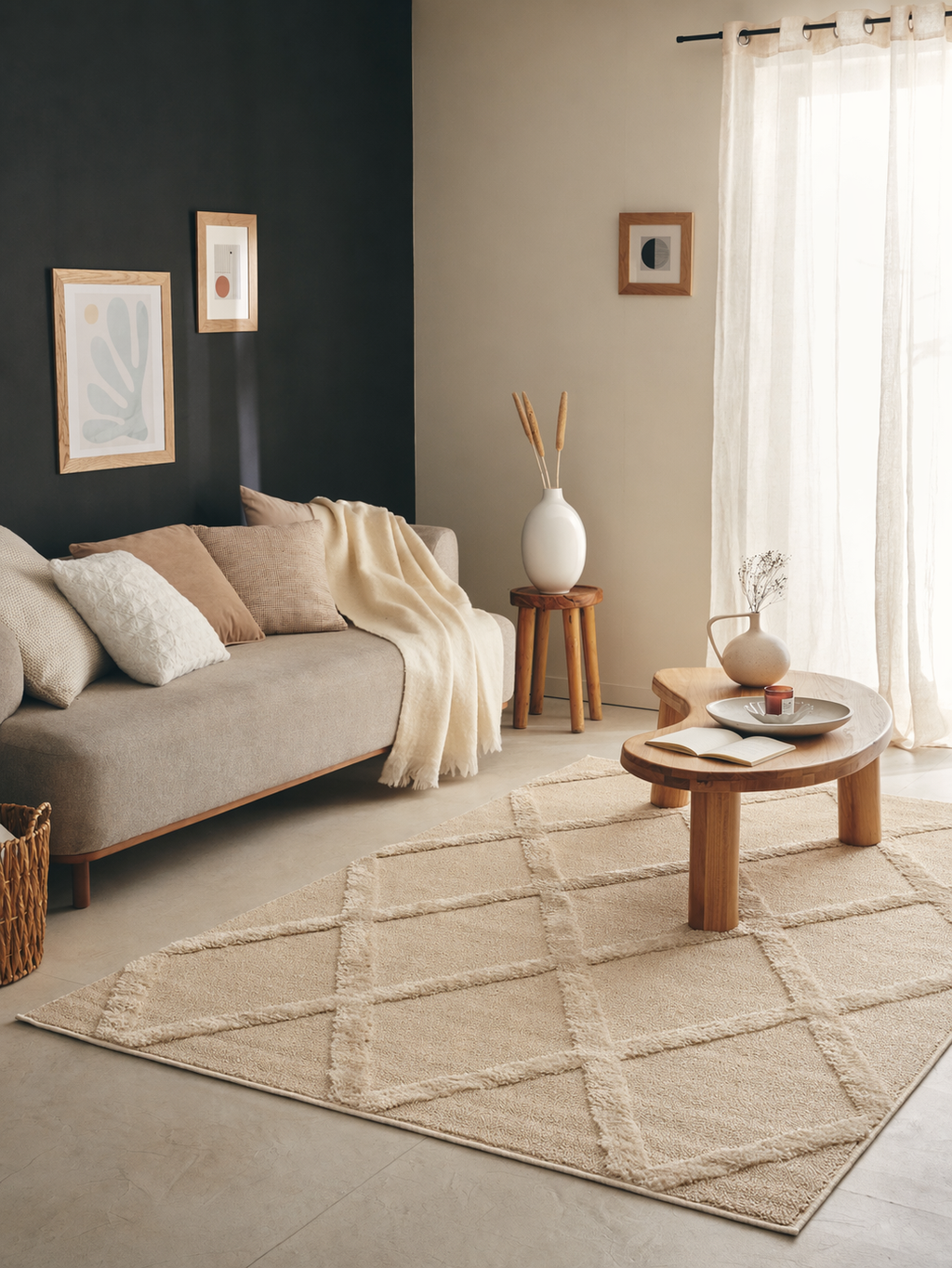 Harmonie - Indoor Rug - Polypropylene - Beige