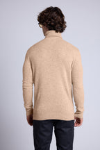 Polotröja Harry - Beige Krämvit - Herr - 100% Kashmir
