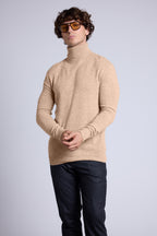 Polotröja Harry - Beige Krämvit - Herr - 100% Kashmir