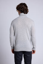 Jersey de cuello alto Harry - Gris claro - Hombre