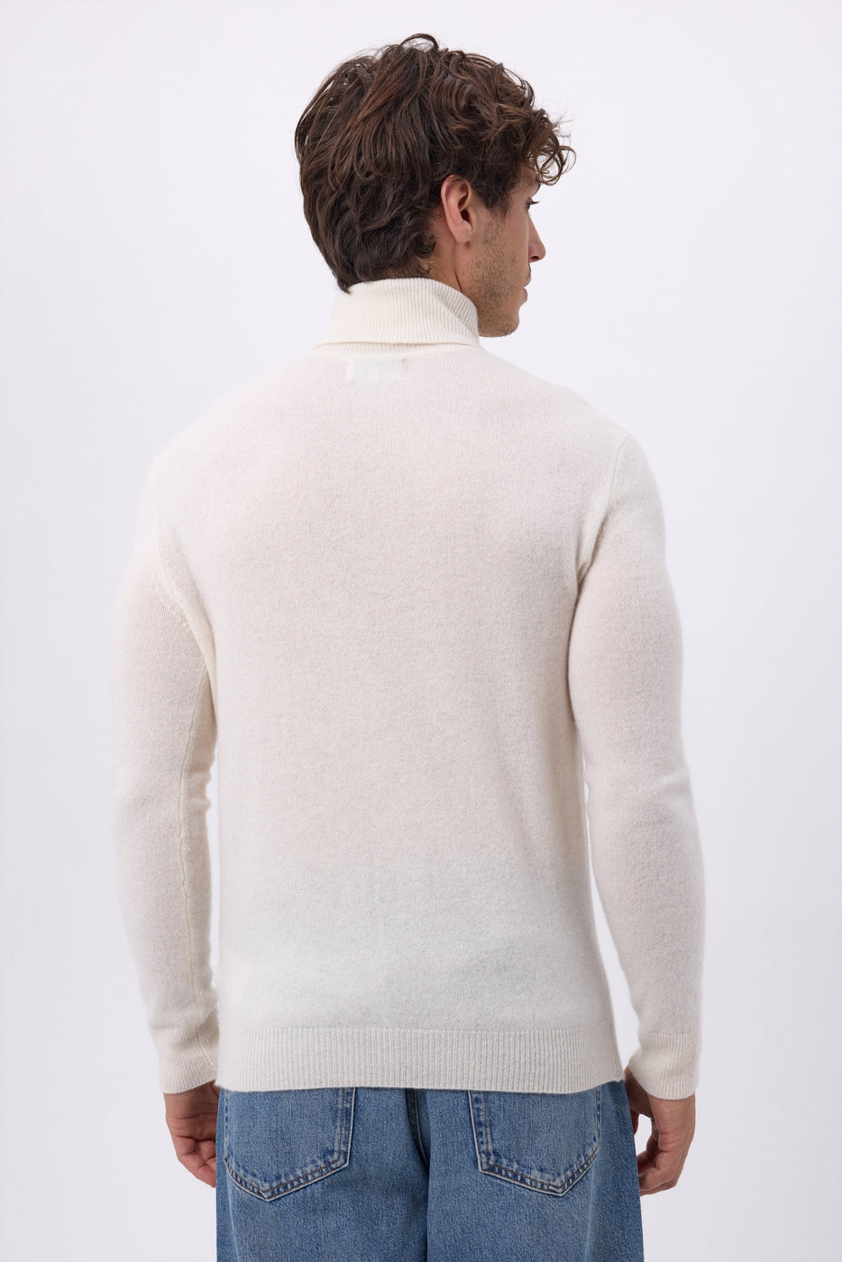 Harry Roll Neck - White - Men