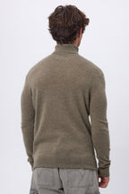 Dolcevita Harry - Kaki Melange - Uomo - 100% Cashmere