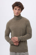 Dolcevita Harry - Kaki Melange - Uomo - 100% Cashmere