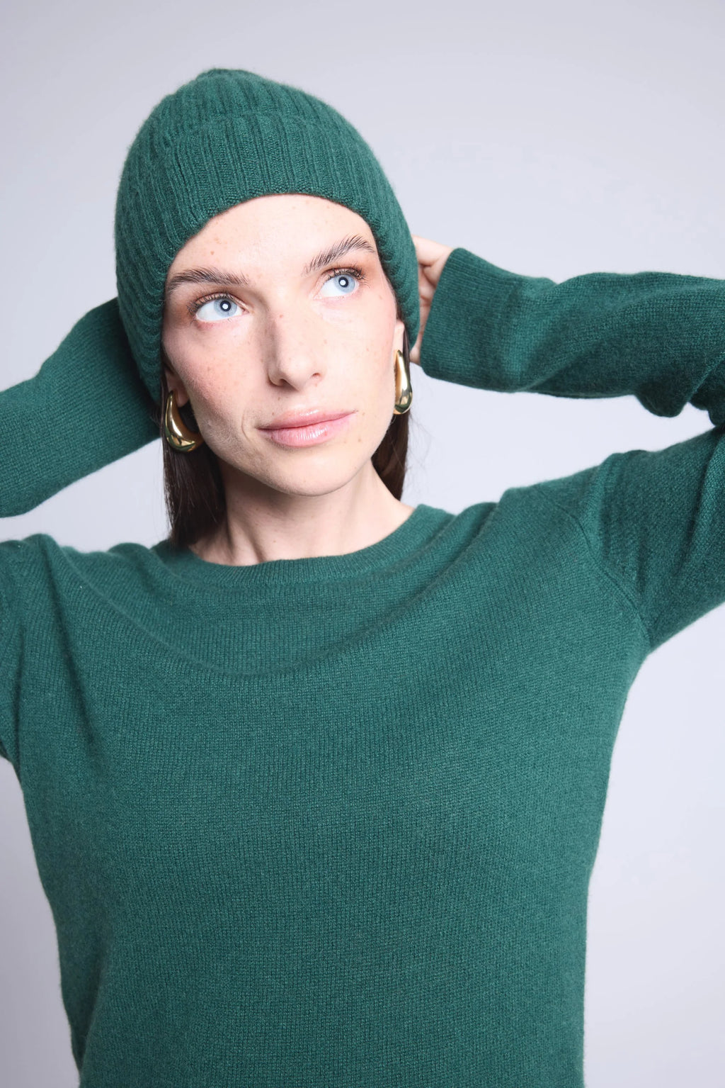 Gorro unisex Hat - Verde botella - Unisex - 100% cachemira