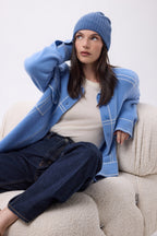 Gorro Hat - Azul vaquero - Unisex - 100 % Cachemira