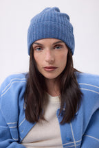 Gorro Hat - Azul vaquero - Unisex - 100 % Cachemira