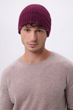 Berretto Hat - Vinaccia - Unisex - 100% Cashmere