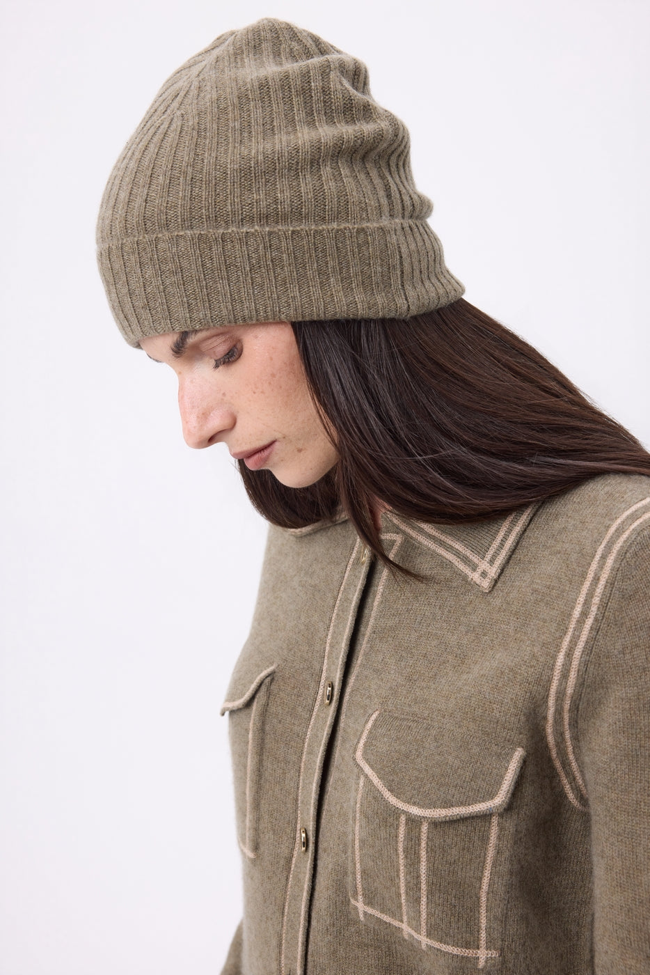 Gorro - Caqui jaspeado - Unisex