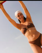Suzette Cappuccino Bandeau Top
