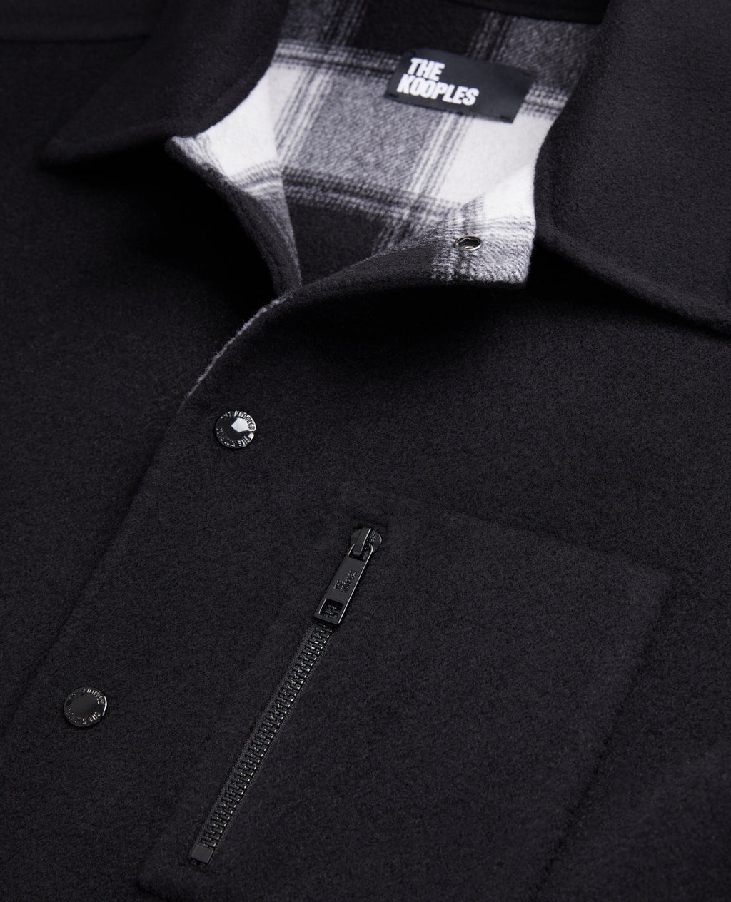 The Kooples - Wool Jacket - Black - Men's