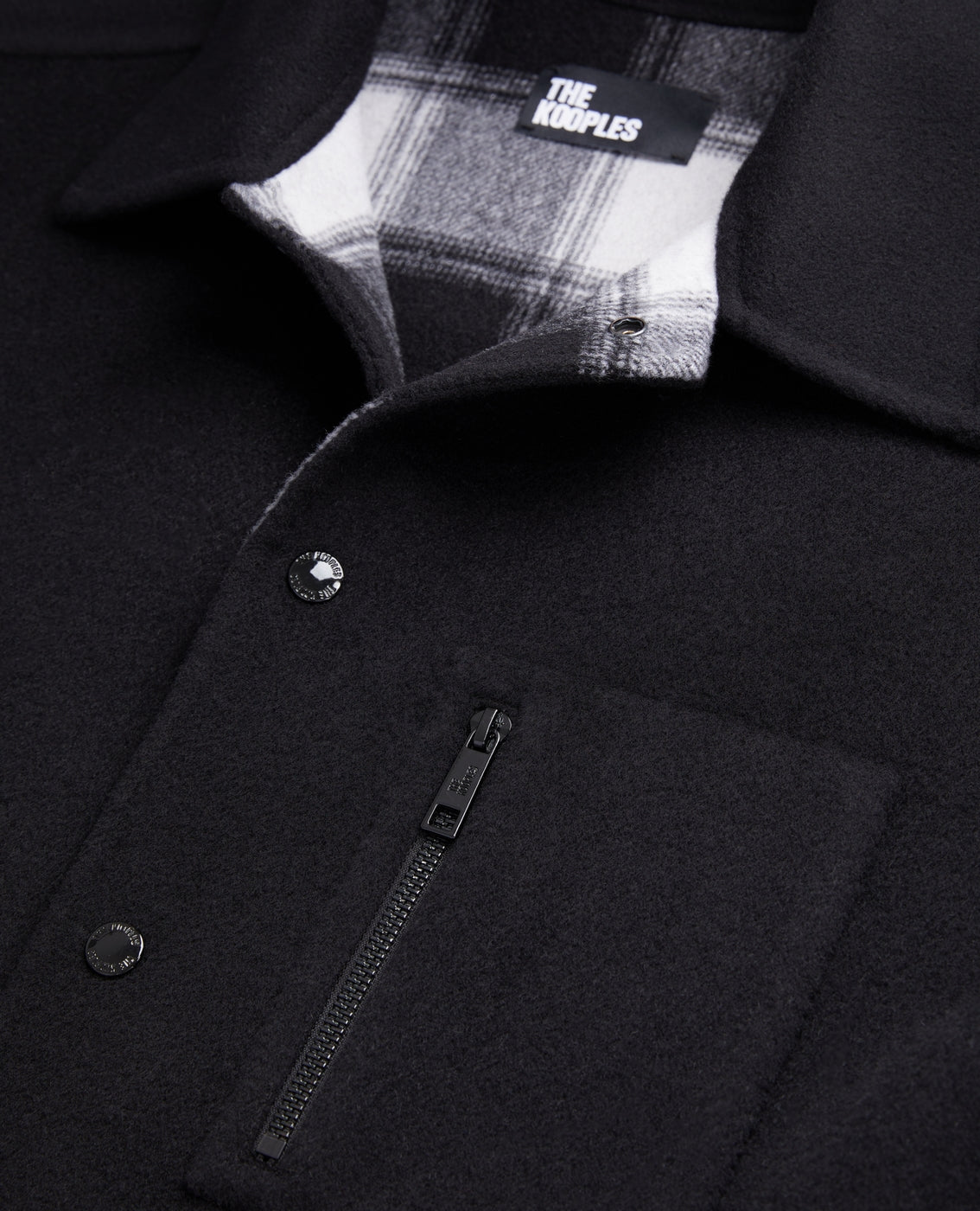 The Kooples - Wool Jacket - Black - Men's