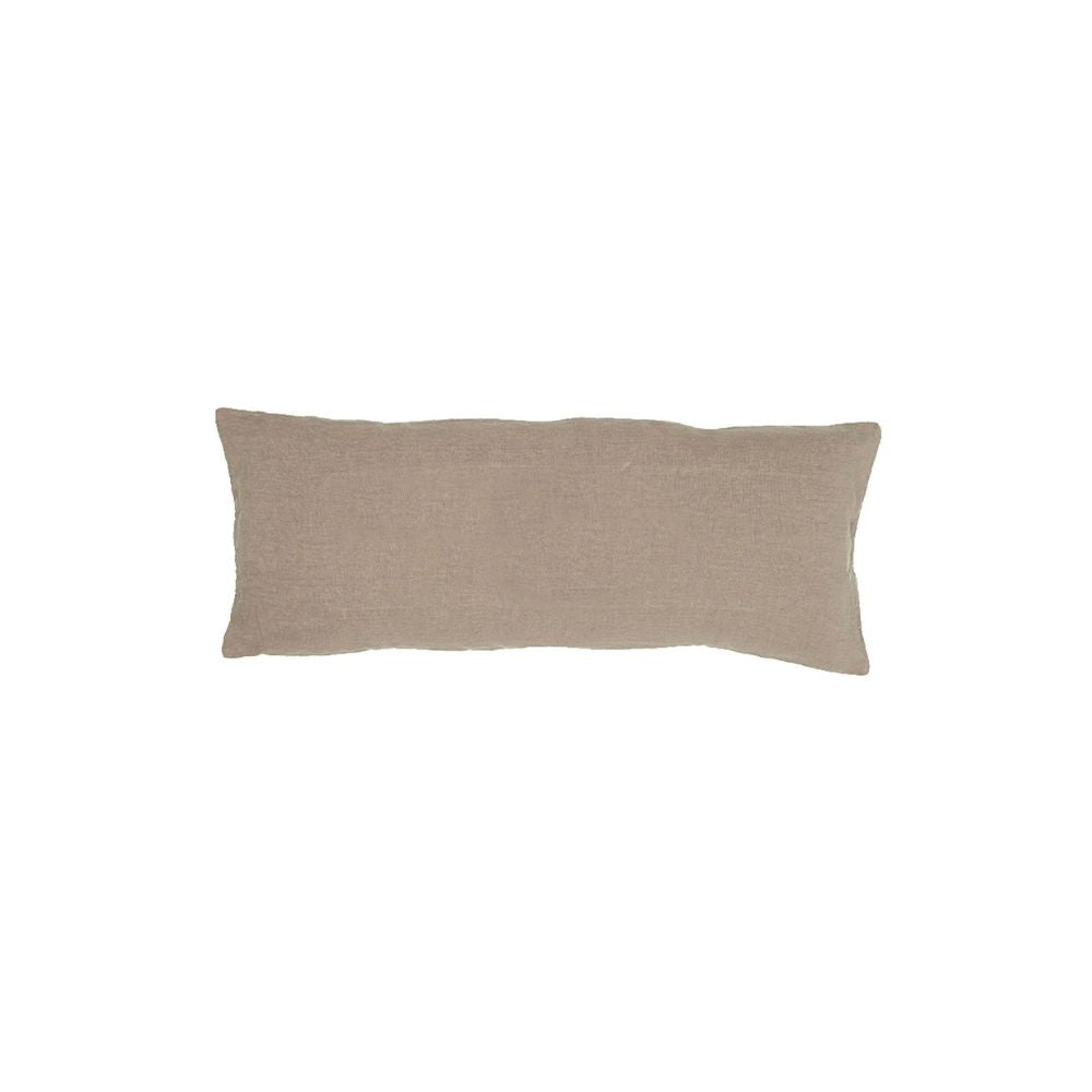 Plain Washed Linen Cushion Cover - Natural