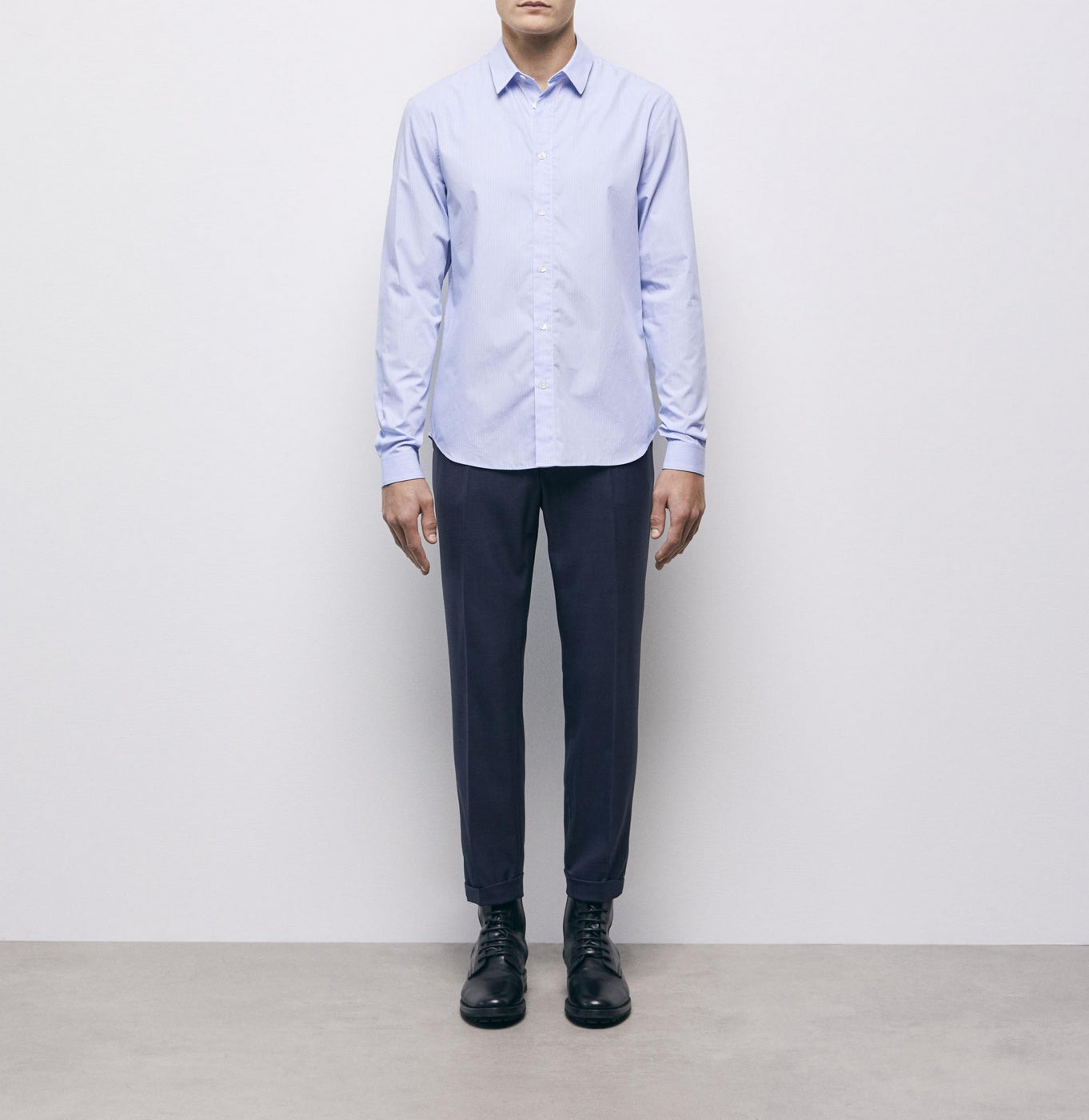 The Kooples - Chemise Slim - Ciel Et Blanc - Homme