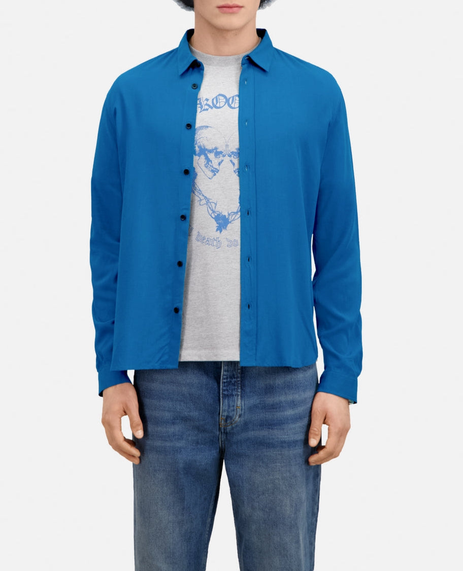 The Kooples - Chemise - Bleu Pétrole - Homme