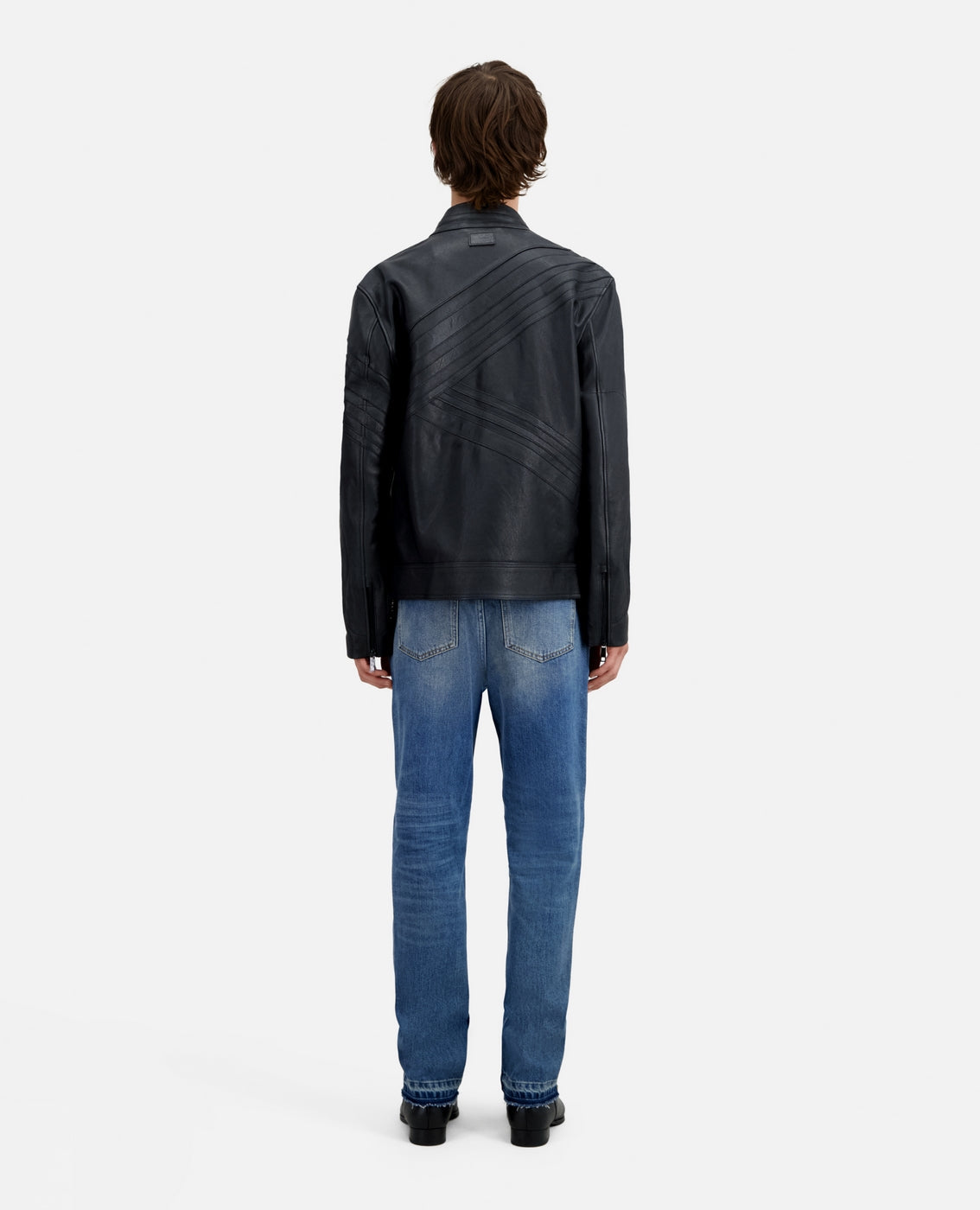 The Kooples - Lambskin Leather Jacket - Black - Men