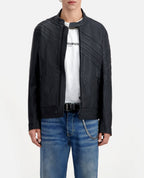 The Kooples - Lambskin Leather Jacket - Black - Men