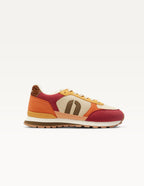 Zapatillas bajas Aline - Borgoña Marfil Mostaza - Mujer