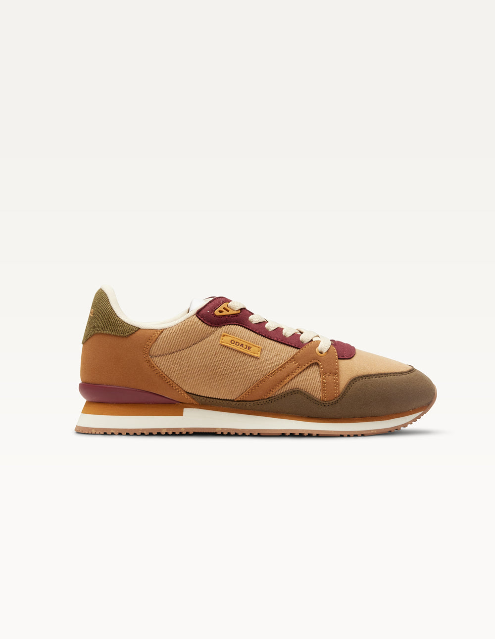 Baskets Basses André - Kaki Beige Marron Clair - Homme
