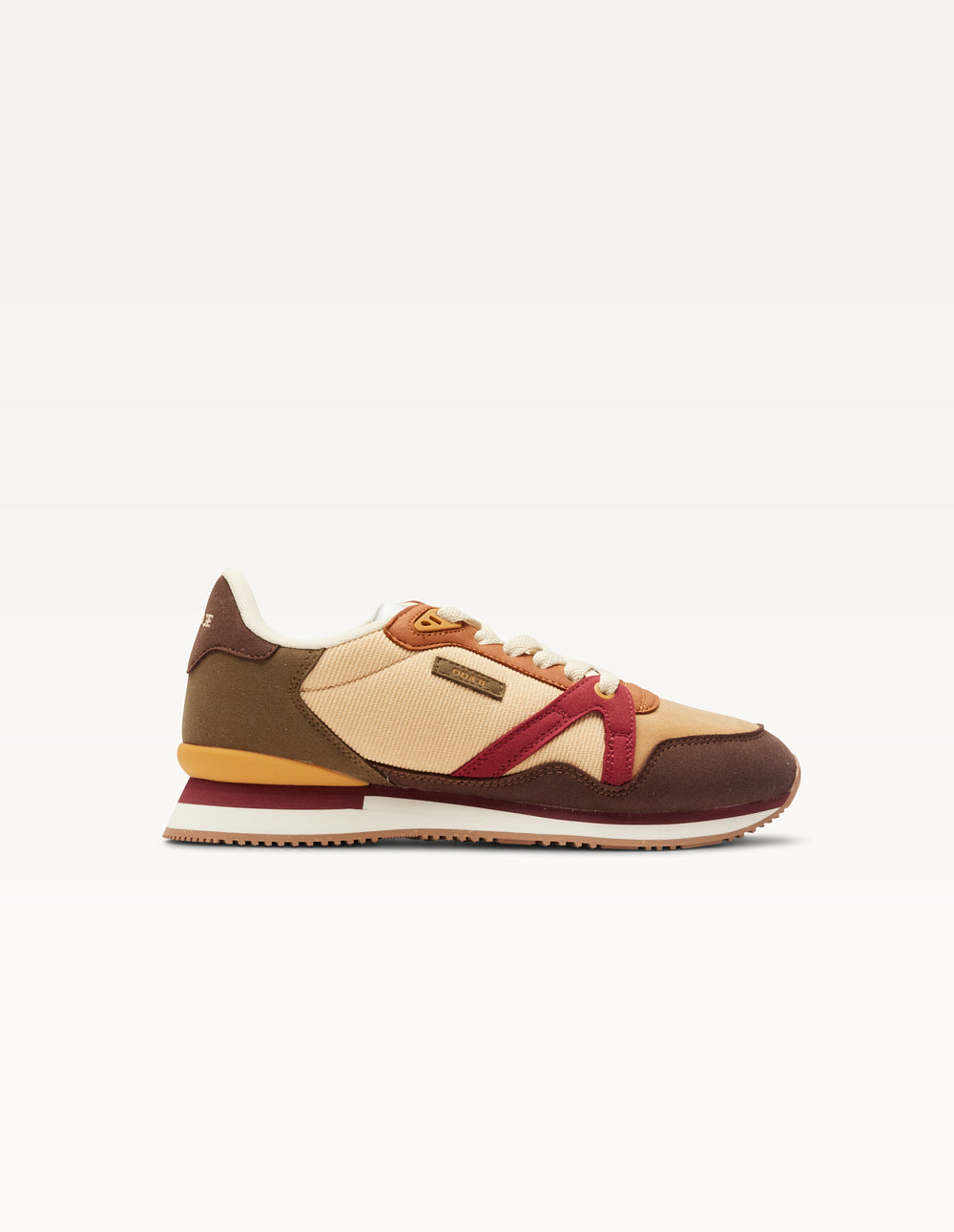 Andrée Low Sneakers - Brown Beige Bordeaux - Women