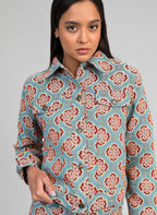Veste Helyana Bleu