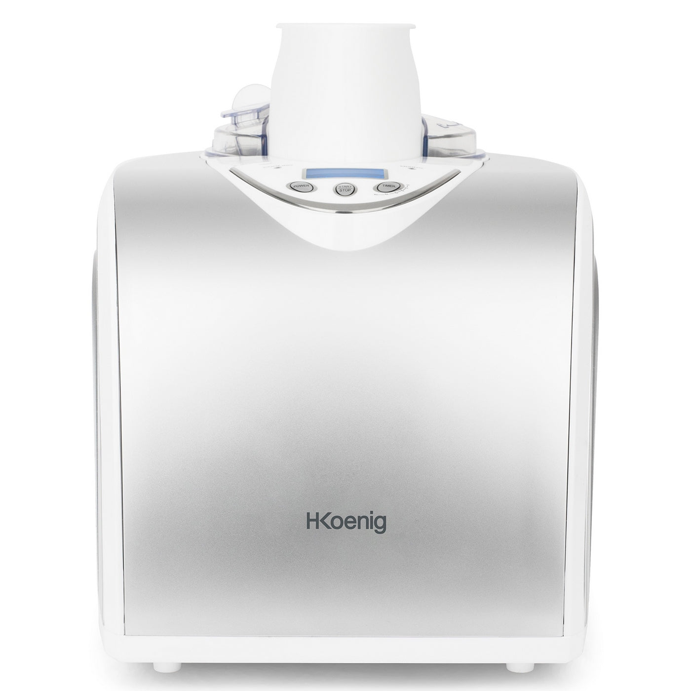 Refrigerating Ice Cream Maker - Stainless Steel/White
