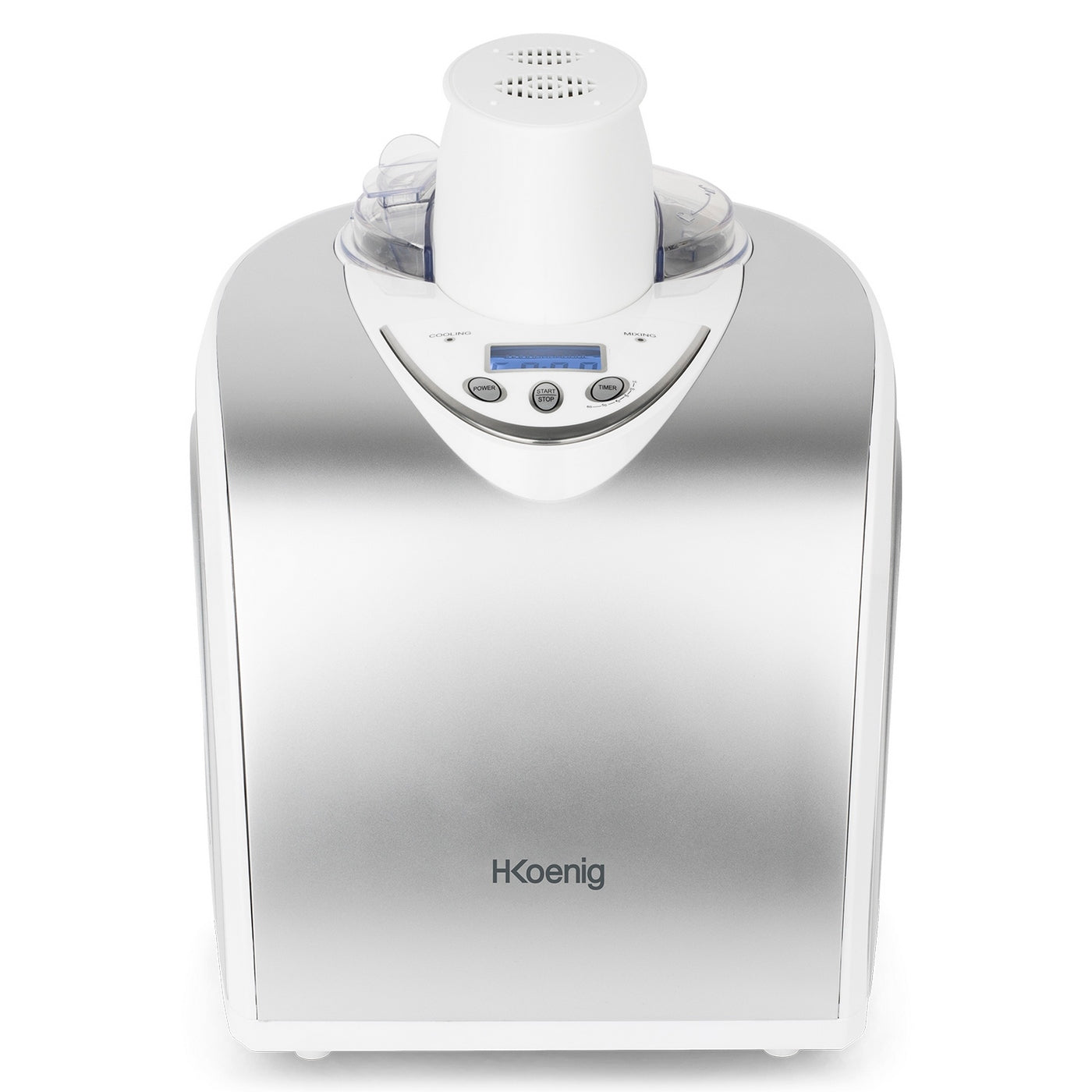 Refrigerating Ice Cream Maker - Stainless Steel/White