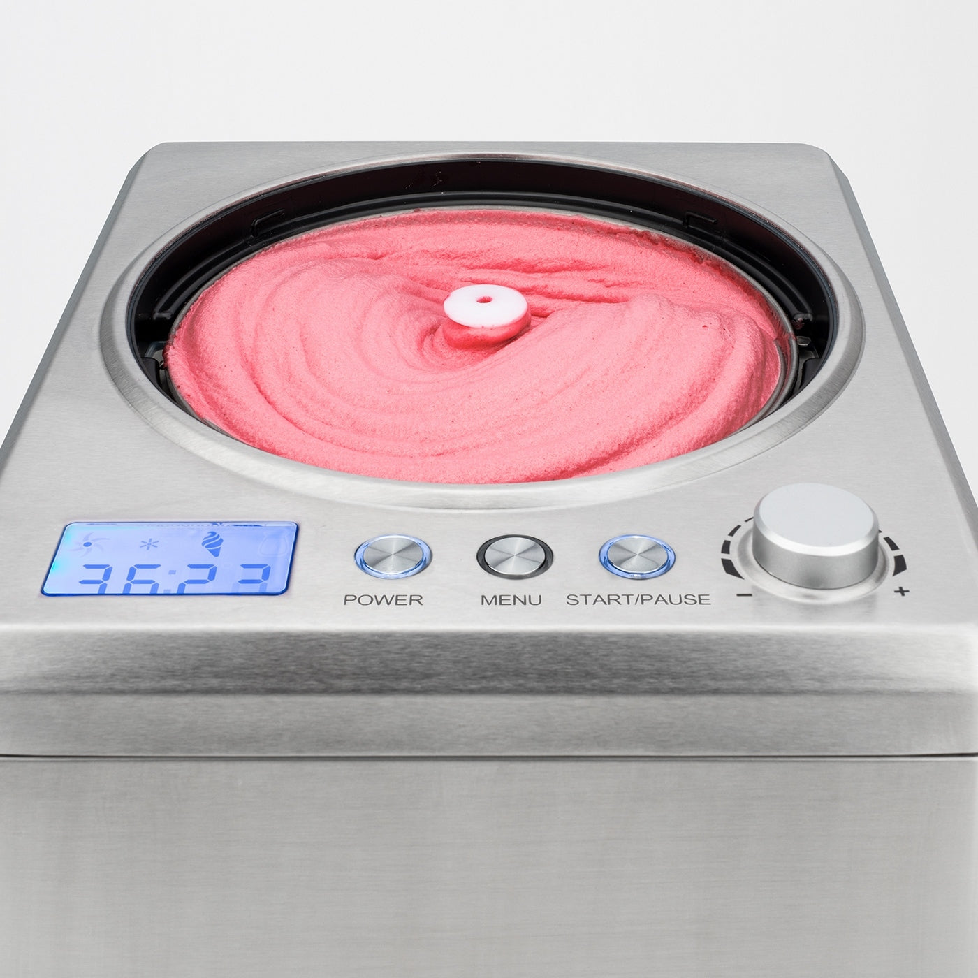 Vertical Ice Cream Maker - Stainless Steel