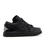 Air Jordan 1 Low Se Patent Elephant Black (W) - Schwarz
