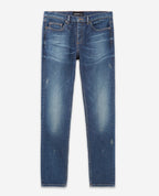 The Kooples - Slim Five-Pocket Washed Blue Denim Jeans - Men