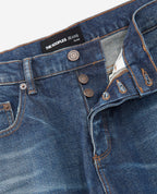 The Kooples - Slim Five-Pocket Washed Blue Denim Jeans - Men