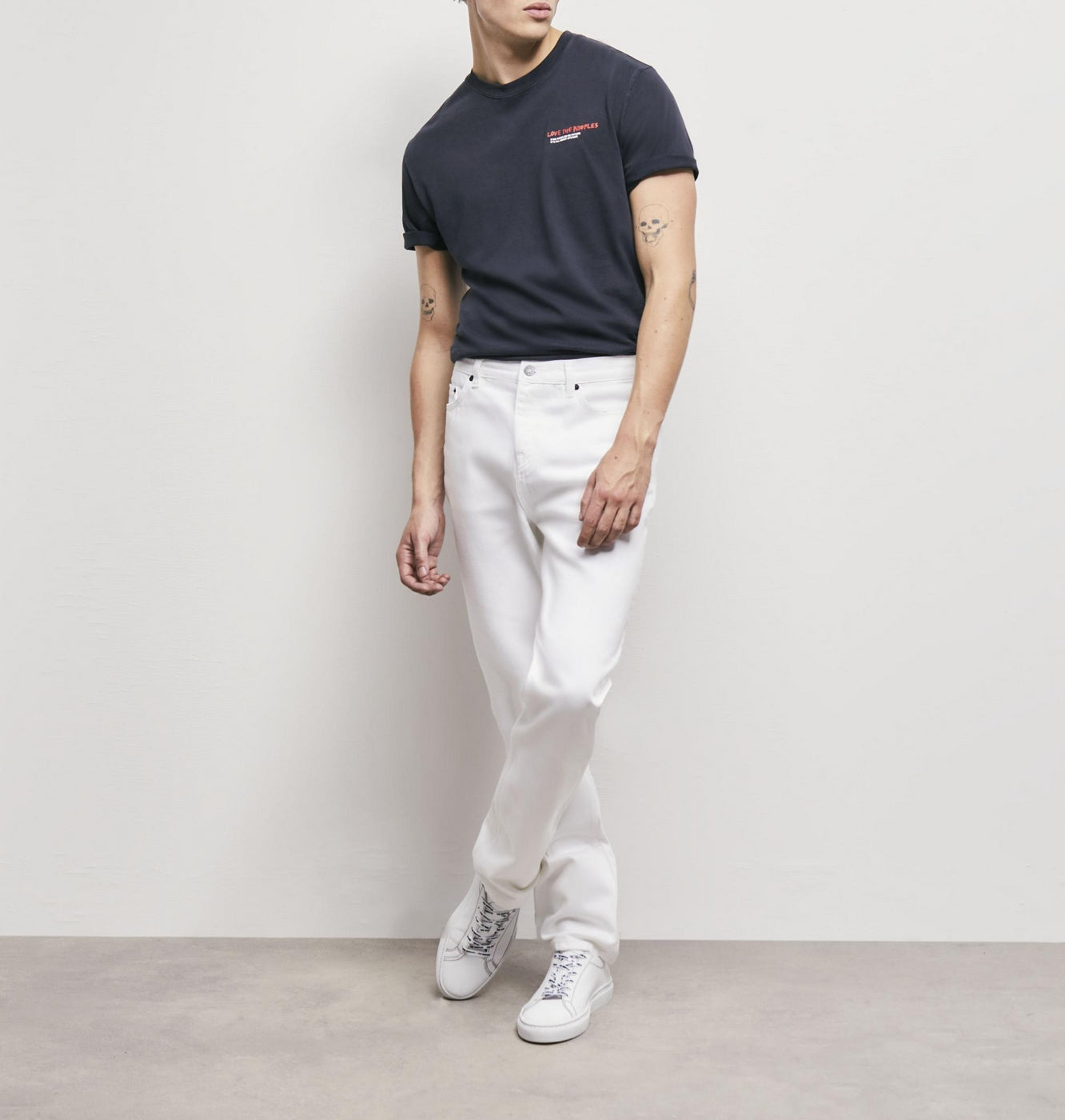 The Kooples - White Straight-Leg Jeans - Men