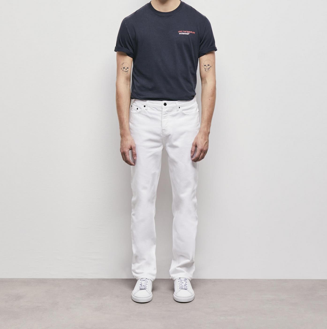 The Kooples - White Straight-Leg Jeans - Men