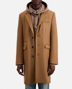 The Kooples - Manteau En Laine - Beige - Homme