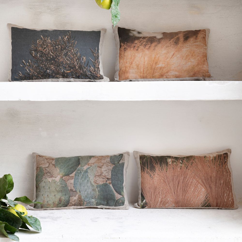 Housse De Coussin En Lin Lavé Hnatureinside - Olivie
