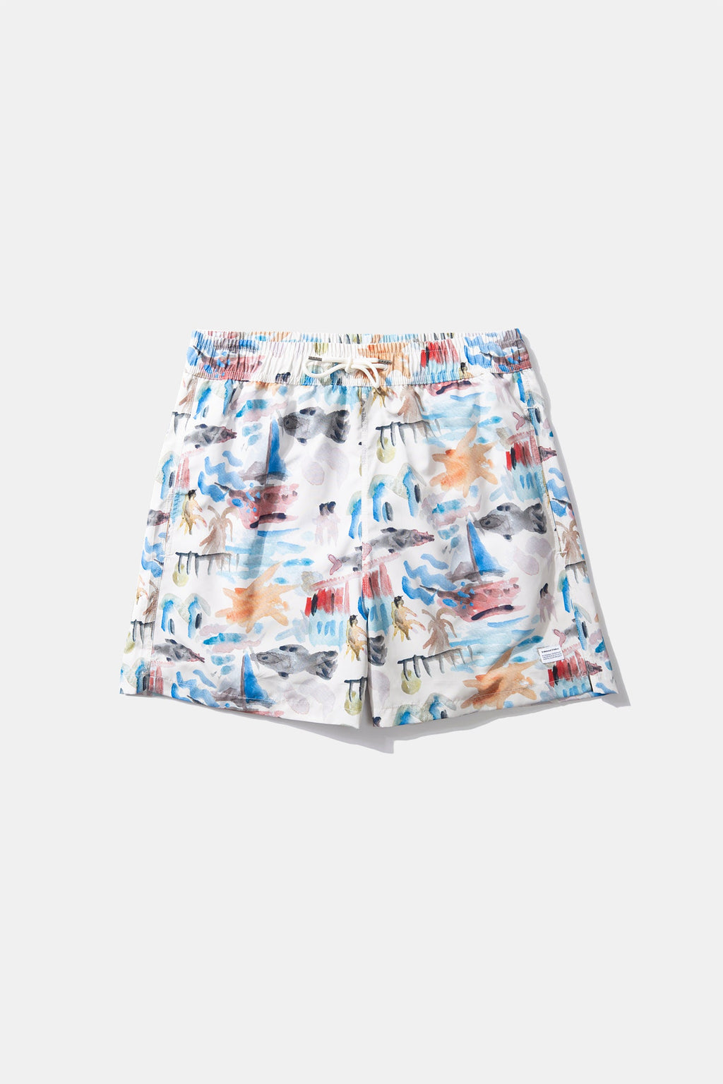 Holidays Off White Badeshorts